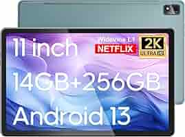 Android13　タブレット　11インチ　14GB RAM 256GB　2K Amazon.com : Android 13 Tablet, 11 Inch, 6+8GB (Expanded